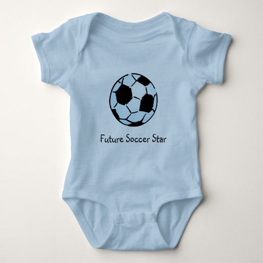 Fußball Baby Strampler (Vorderseite)
