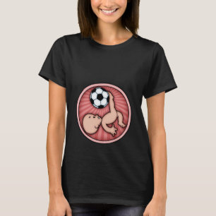 Fußball-Baby-Tritt T-Shirt