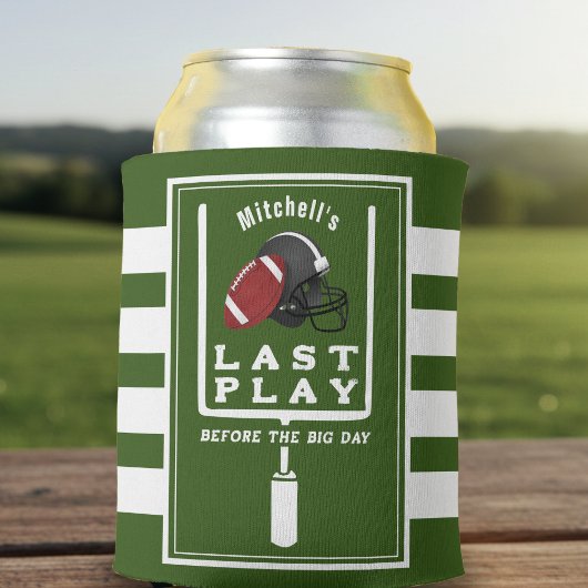 Fußball-Bachelor Party Letztes Spiel vor dem große Dosenkühler