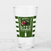 Fußball-Bachelor Party Letztes Spiel vor dem große Glas (Vorderseite)