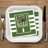 Fußball-Bachelor Party Letztes Spiel vor dem große Serviette