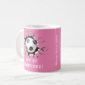 Fußball BaIl in einer Tasse! New Football Liebhabe Kaffeetasse (Vorderseite Links)