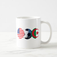 Fußball Ball Algerien & USA Flaggen MUSEUM Zazzle