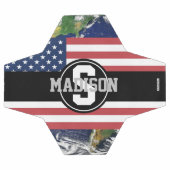 Fußball Ball American Flag Earth Monogram HAMbyWG (Flach)