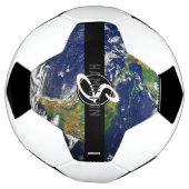 Fußball Ball American Flag Earth Monogram HAMbyWG (Gedreht)