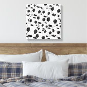 Fußball-Ball Art Leinwanddruck (Insitu (Schlafzimmer))