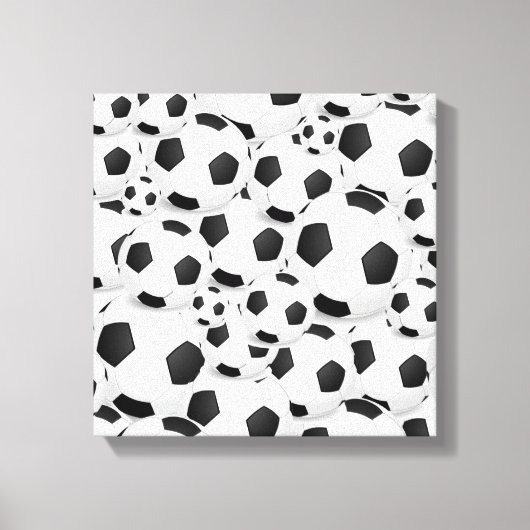 Fußball-Ball Art Leinwanddruck (Vorderseite)