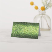 Fußball-Ball auf Gras-Platzkarte Platzkarte (Rückseite)