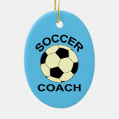 Fußball-Ball-Coach Keramik Ornament (Hinten)