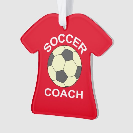 Fußball-Ball-Coach Ornament (Vorderseite)