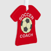 Fußball-Ball-Coach Ornament (Vorderseite)