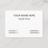 Fußball-Ball-Coach Visitenkarte (Rückseite)