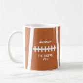 Fußball-Ball Cooles Team und Anzahl Kaffeetasse (Links)
