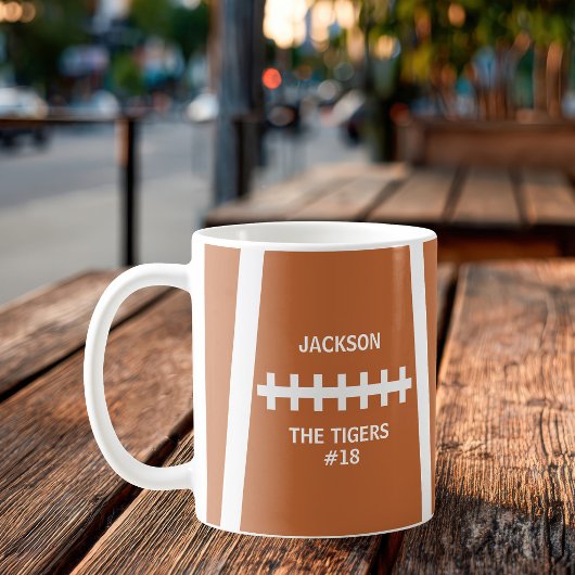 Fußball-Ball Cooles Team und Anzahl Kaffeetasse