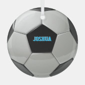 Fußball Ball Custom Tree Ornament (Vorderseite)