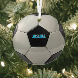 Fußball Ball Custom Tree Ornament Aus Glas