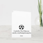 Fußball-Ball Danke (Rückseite)
