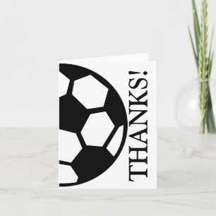 Fußball-Ball Danke