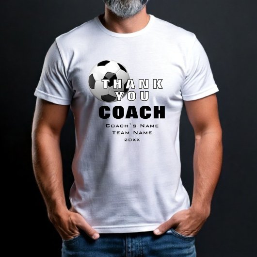 Fußball Ball Danke, Coach T-Shirt
