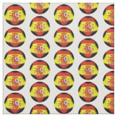Fußball-Ball der spanischen Flagge Stoff (Muster)