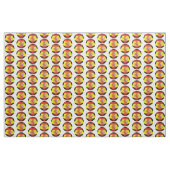 Fußball-Ball der spanischen Flagge Stoff (Fat Quarter (45,7 x 55,9 cm))