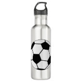 Fußball-Ball Edelstahlflasche (Vorderseite)