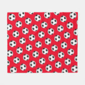 Fußball-Ball Fleece Blanket (Vorderseite (Horizontal))
