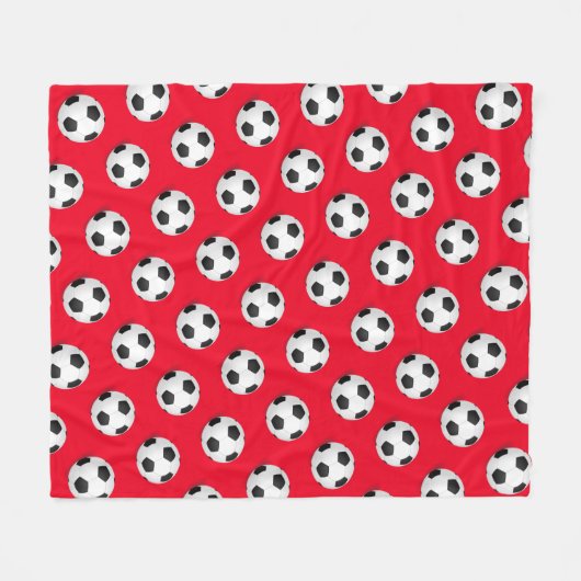 Fußball-Ball Fleece Blanket (Vorderseite (Horizontal))