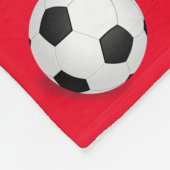 Fußball-Ball Fleece Blanket (Ecke)
