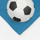 Fußball-Ball Fleece Blanket (Ecke)