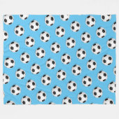 Fußball-Ball Fleece Blanket (Vorderseite (Horizontal))