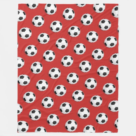 Fußball-Ball Fleece Blanket (Vorderseite)