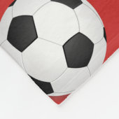 Fußball-Ball Fleece Blanket (Ecke)