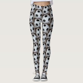 Fußball-Ball-Foto Leggings