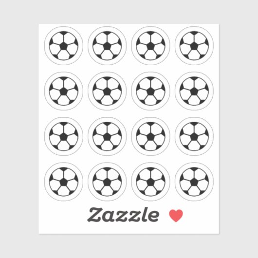 Fußball Ball Game Day Reminder Planner Aufkleber (Blatt)