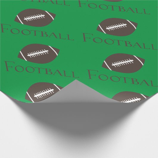 Fußball-Ball Geschenkpapier (Ecke)