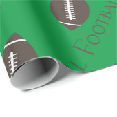 Fußball-Ball Geschenkpapier (Rolleneckpunkt)