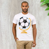 Fußball-Ball Globe Mens T - Shirt