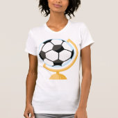 Fußball-Ball Globe-T - Shirt (Vorderseite)