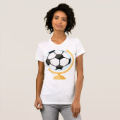 Fußball-Ball Globe-T - Shirt (Vorne ganz)