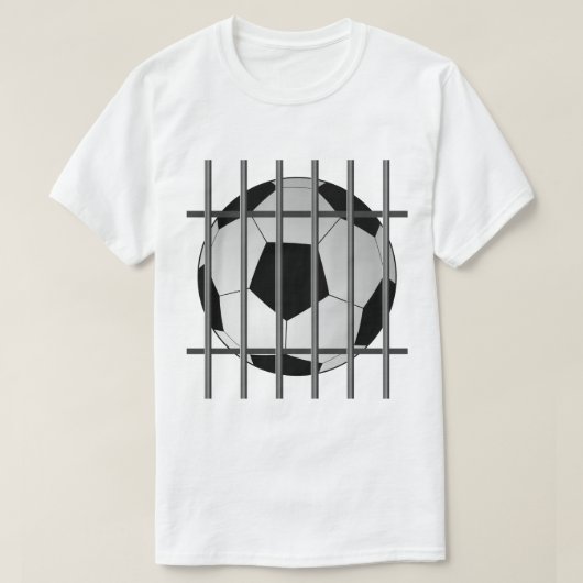 Fußball Ball Grille T-Shirt (Design vorne)