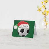 Fußball-Ball-Grußkarte Karte (Gelbe Blume)