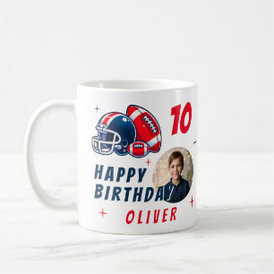 Fußball Ball Helm Cartoon Foto Geburtstag Kaffeetasse