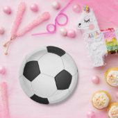 Fußball Ball Illustration Papier Plakat Pappteller (Party)