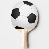 Fußball-Ball-Illustration Ping Pong Paddle Tischtennis Schläger (Vorderseite)