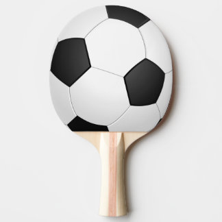 Fußball-Ball-Illustration Ping Pong Paddle Tischtennis Schläger