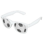 Fußball Ball Illustration Sonnenbrille (Schrägansicht)