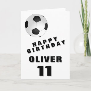 Fußball Ball Junge Alles Gute zum Geburtstag Karte