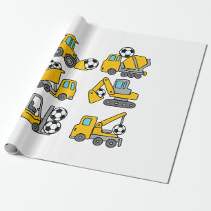 Fußball-Ball Kids Fußball Bauskubinen Geschenkpapier
