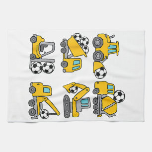 Fußball-Ball Kids Fußball Bauskubinen Geschirrtuch